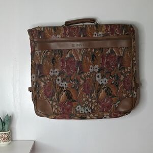 Givenchy Vintage Tapestry Owl Print Travel Garment Bag Carry-On Luggage
